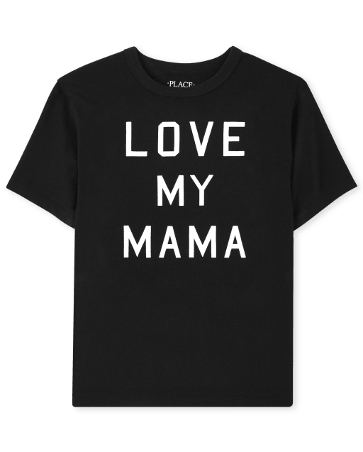 Kids Matching Family Love My Mama Graphic Tee
