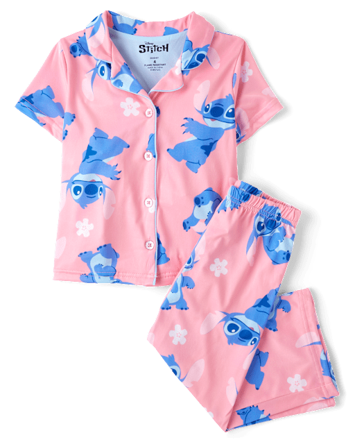 Girls Lilo And Stitch Pajamas